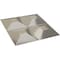 Ekena Millwork 19 5/8in. W x 19 5/8in. H Foster EnduraWall Decorative 3D Wall Panel Covers 2.67 Sq. Ft. WP20X20FOBCR - alternate 3